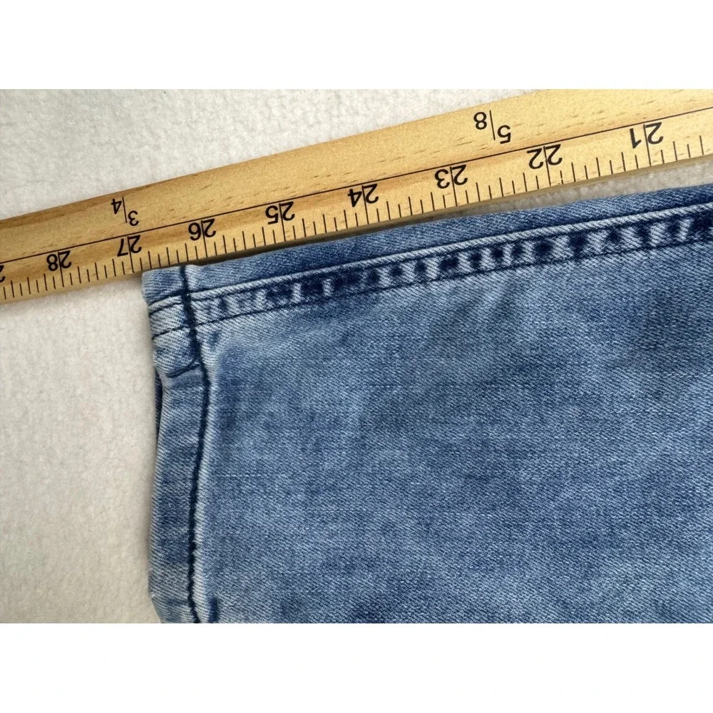 Free People OB754010R Distressed Skinny‎ Jeans 27R Blue Ripped Knees NWT